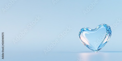 Crystal Heart on Blue: A he...