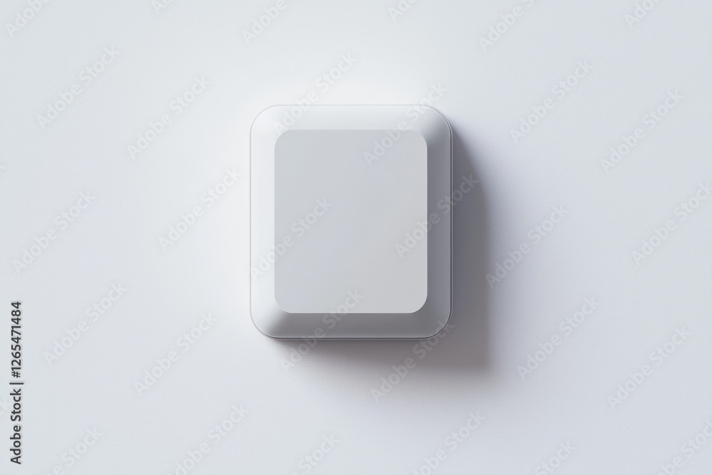 3D modern doorbell icon, sleek design with minimalist approach on white background. 3D modern doorbell icon, sleek design with minimalist approach on white background.