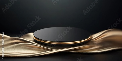 Luxury Black and Gold Podiu...