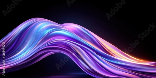 Abstract Colorful Waves: Dy...