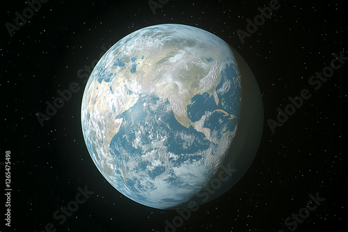 planet earth in space