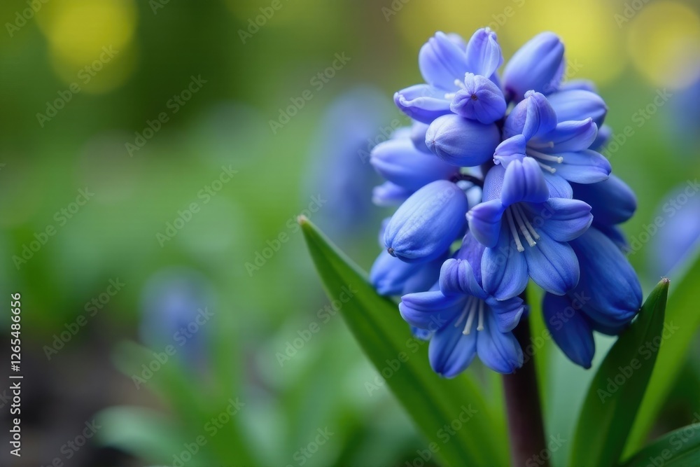 Freshly picked muscari grape hyacinth with leaves, spring bouquet, cut flowers, garden pickup Freshly picked muscari grape hyacinth with leaves, spring bouquet, cut flowers, garden pickup