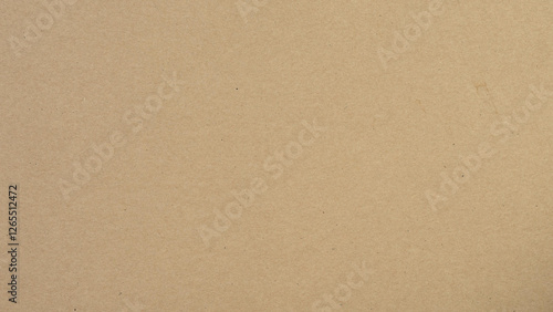 Abstract brown recycled paper background.
Old Kraft paper texture box craft stripes pattern.
top view.