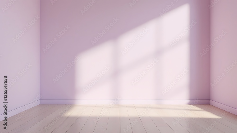 3d empty room corner with light and window shadow on blue wall background render. Home interior perspective with wooden gray floor, white ceiling. Modern living room, office or studio. 3D illustration 3d empty room corner with light and window shadow on blue wall background render. Home interior perspective with wooden gray floor, white ceiling. Modern living room, office or studio. 3D illustration