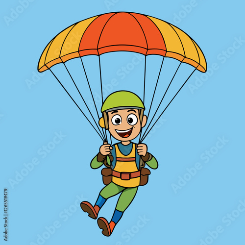 vector illustration of a kite