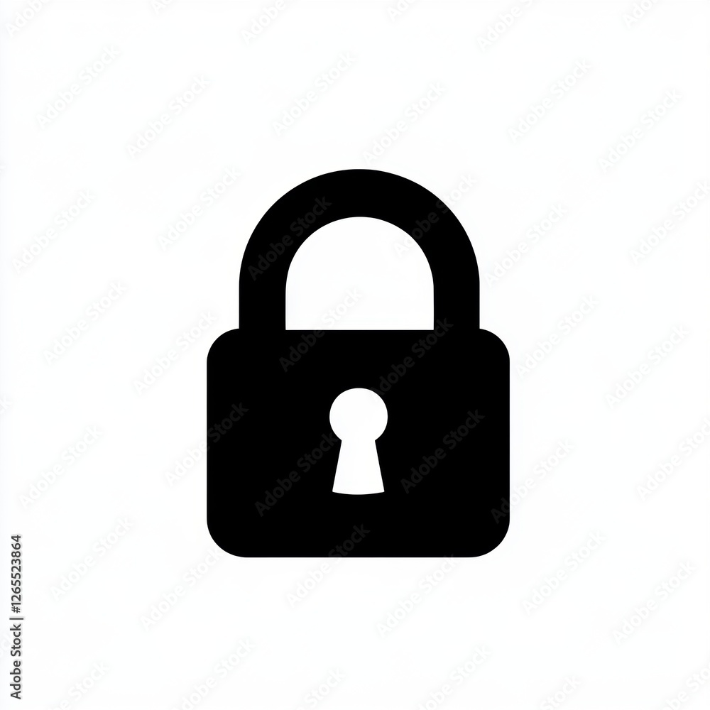 Icon of lock. Security. Confidential. Protection. Icon of lock. Security. Confidential. Protection.