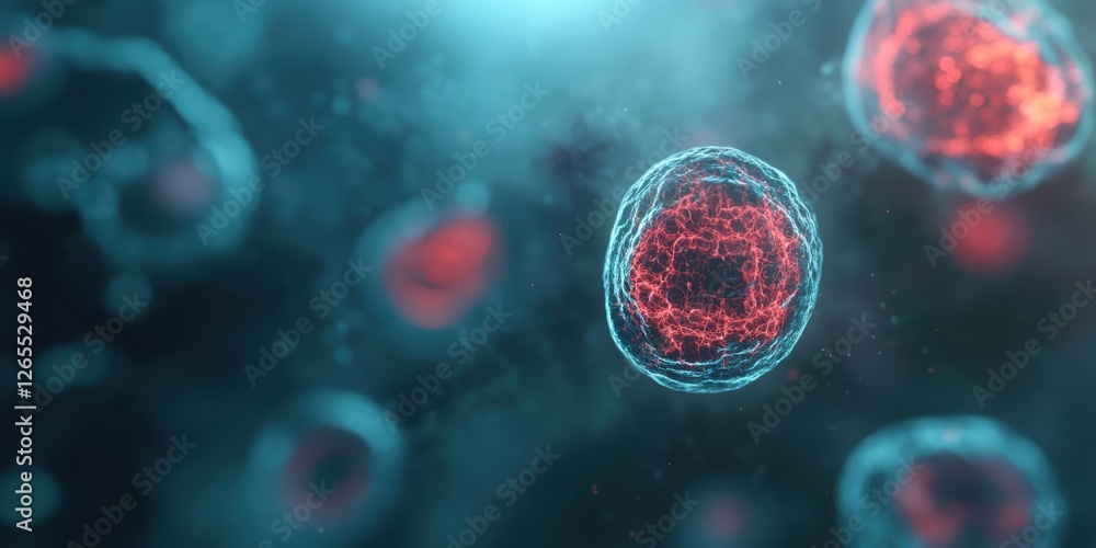 Naklejka premium Medical concern background cellular cells