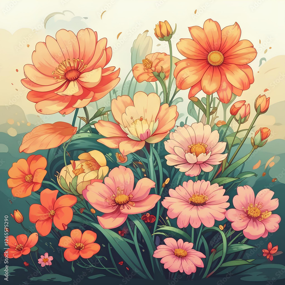seamless floral background seamless floral background