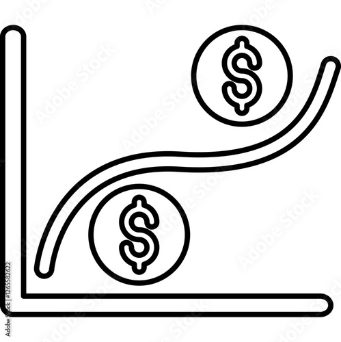 Yield Curve Icon