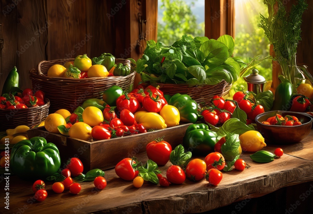 colorful ingredients artistically arranged exquisite dynamic compositions showcasing fresh produce culinary diversity, arrangement, vibrant, vegetables colorful ingredients artistically arranged exquisite dynamic compositions showcasing fresh produce culinary diversity, arrangement, vibrant, vegetables