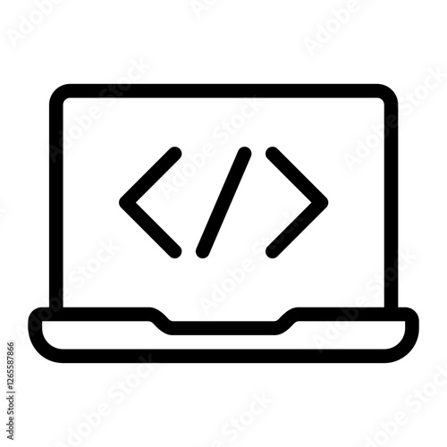 code line icon