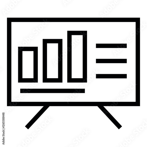 financial report vector icon