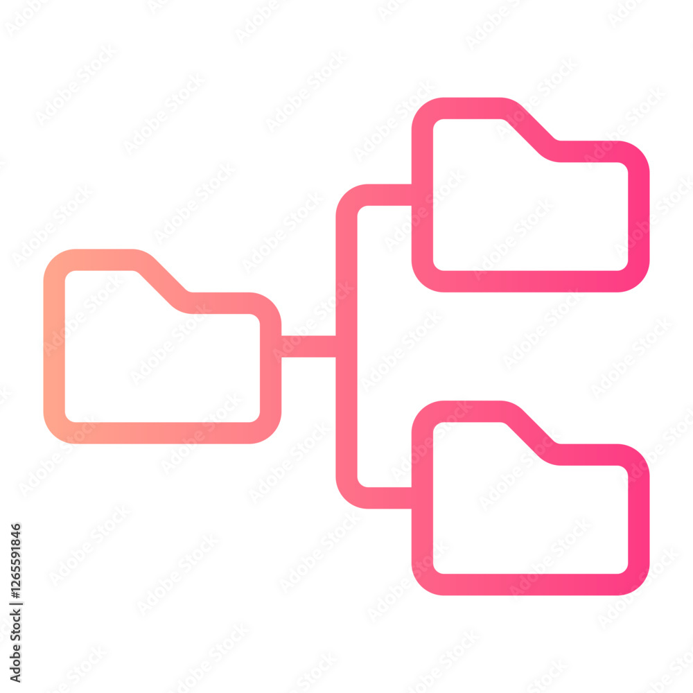 data storage gradient icon data storage gradient icon