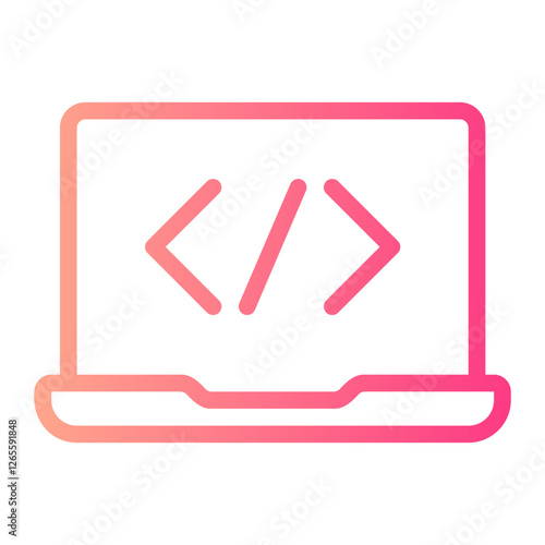 code gradient icon