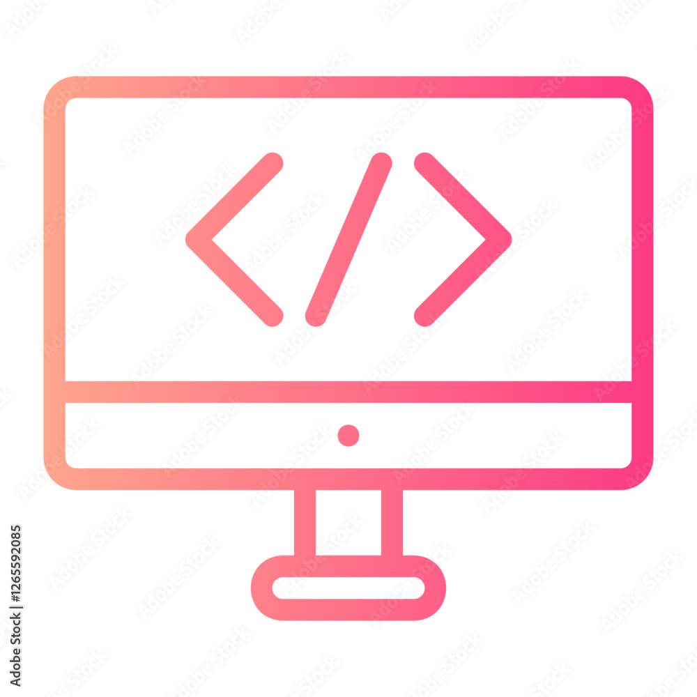 Tools and utensils gradient icon Tools and utensils gradient icon