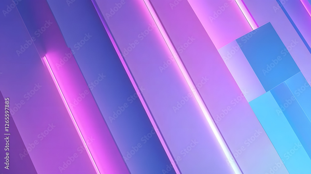 Fototapeta premium Waves of gentle purple and pink hues flowing in harmony.