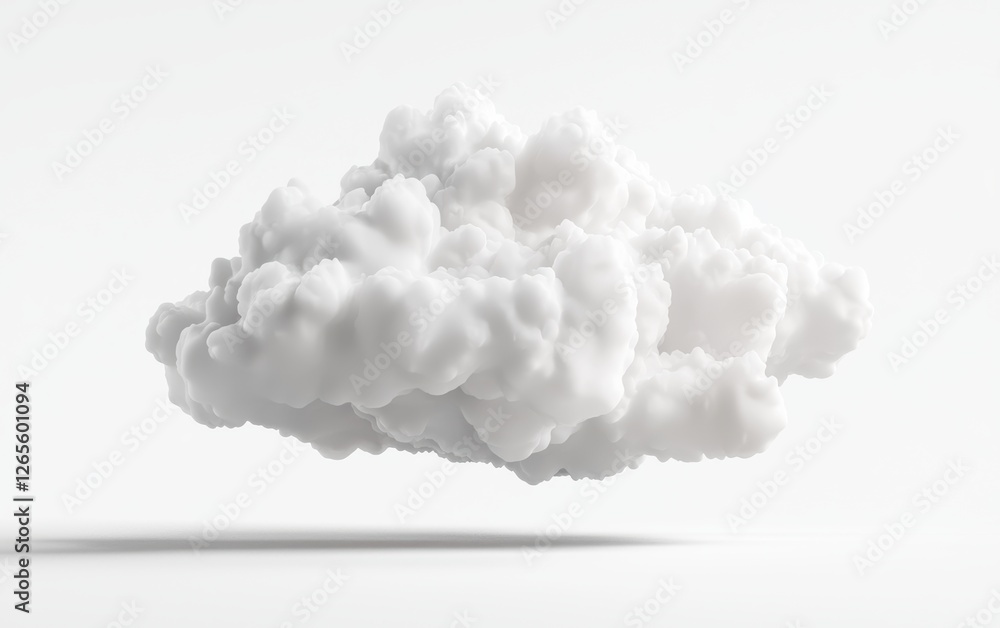 Highly detailed voluminous cloud with soft fluffy edges, isolated on a clean white backdrop, light and shadow interplay, atmospheric realism, ultra-HD Highly detailed voluminous cloud with soft fluffy edges, isolated on a clean white backdrop, light and shadow interplay, atmospheric realism, ultra-HD