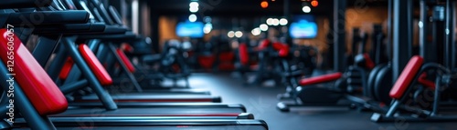 Wallpaper Mural Modern gym interior with equipment representing fitness and healthy lifestyle. Torontodigital.ca