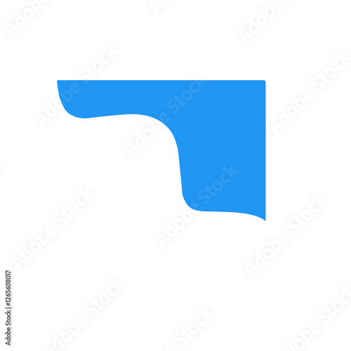 Free Download Blue Corner Blob - GFXLoad