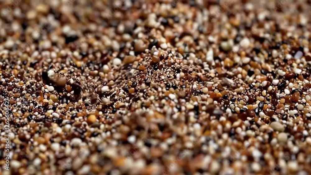 A spectrum of pebbles—milky, amber, ebony—forms an endless beach. Sun-warmed, wave-kissed, whispering warmth beneath bare feet A spectrum of pebbles—milky, amber, ebony—forms an endless beach. Sun-warmed, wave-kissed, whispering warmth beneath bare feet