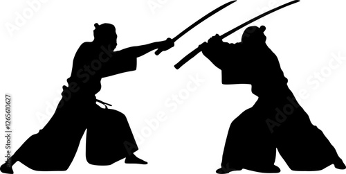 silhouette of a man with a sword