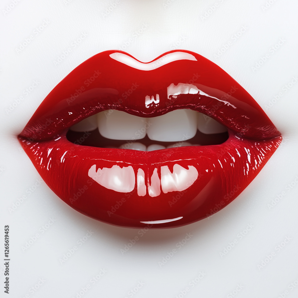 Naklejka premium 립스틱