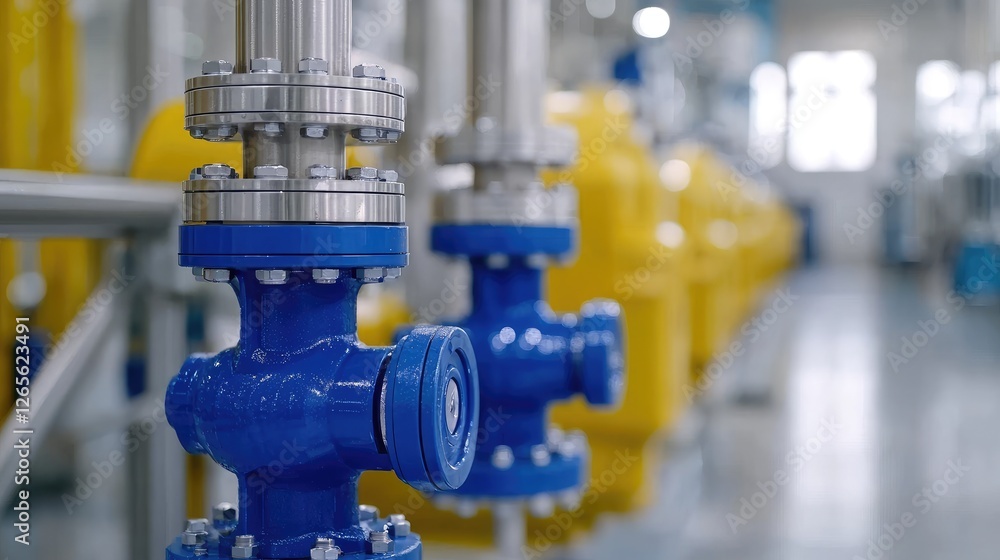 Industrial Piping System in Factory (1) Industrial Piping System in Factory (1)