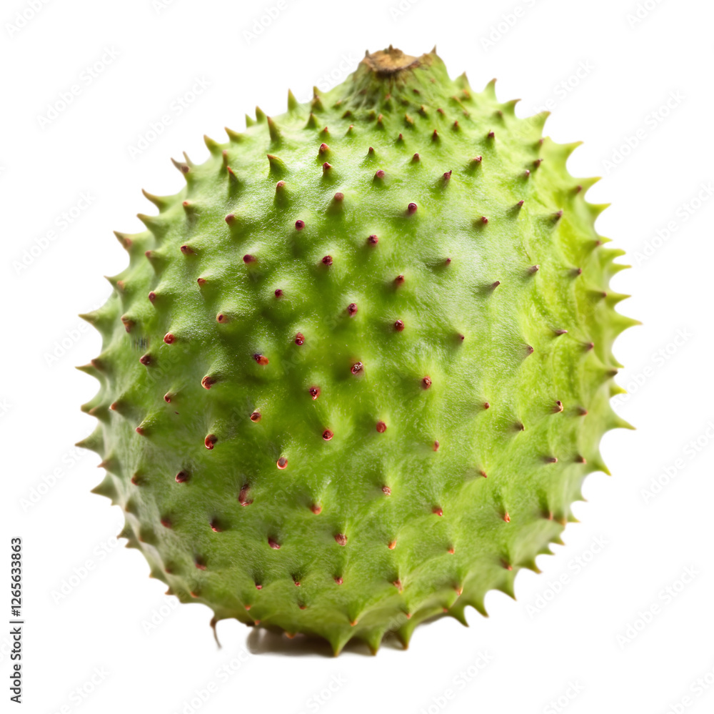 Soursop fruit isolated on transparent background Soursop fruit isolated on transparent background