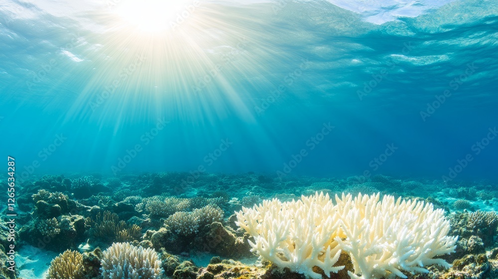 Naklejka premium Underwater