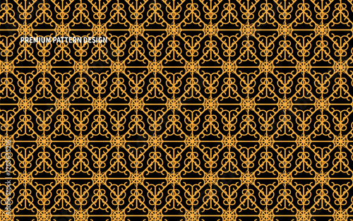 Seamless Islamic Geometric Pattern | Traditional Arch Design Background with Vector Design.