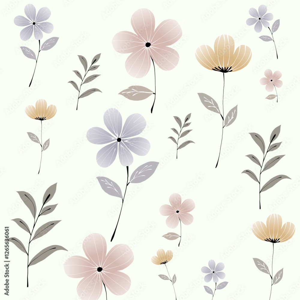 seamless floral pattern seamless floral pattern