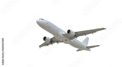 airplane isolated on white