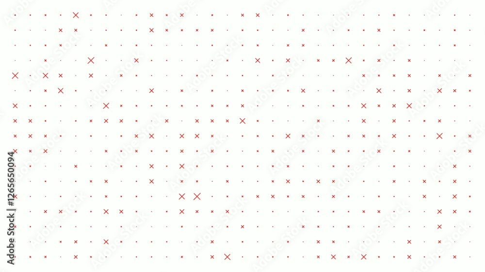 Red cross pattern animation on white background, animated dynamic clean minimal backdrop 4k Red cross pattern animation on white background, animated dynamic clean minimal backdrop 4k