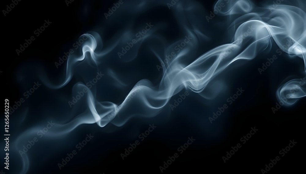 Humo blanco sobre un fondo oscuro Humo blanco sobre un fondo oscuro
