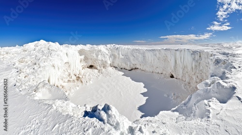 Wallpaper Mural Snowy Ice Caves Panoramic View Torontodigital.ca