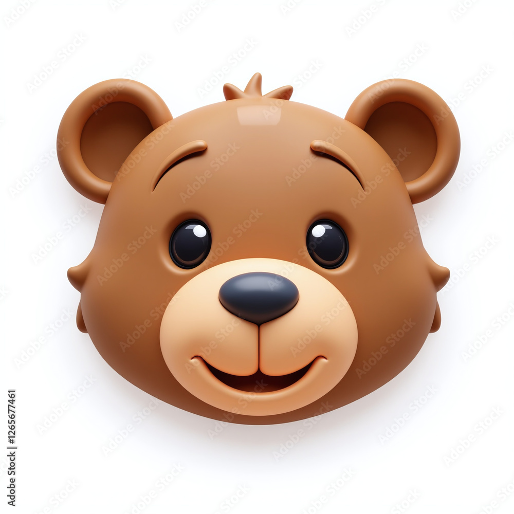 Smiling Teddy Bear Face
Smiling Teddy Bear Face