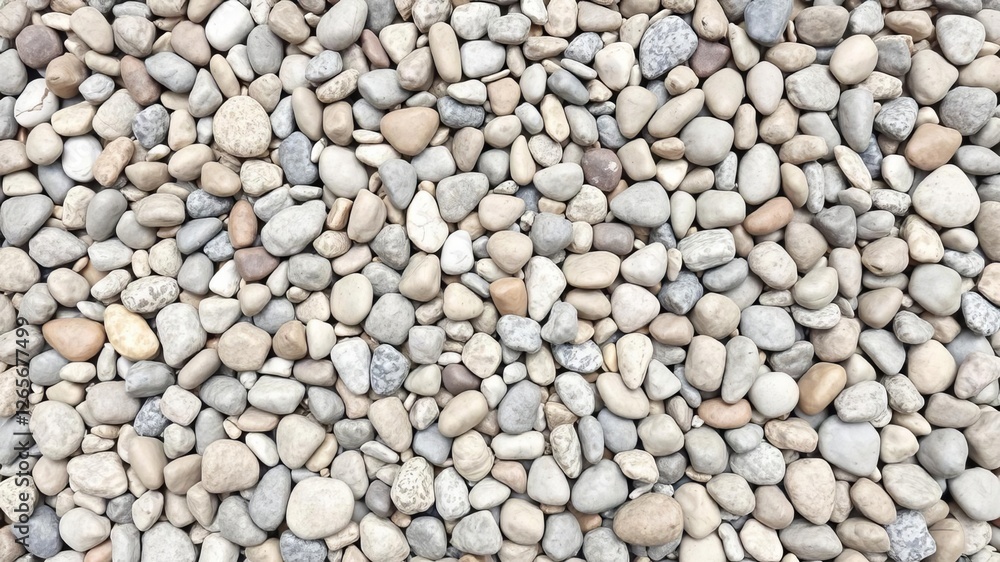 Decorative gravel path texture banner background with various colored stones and pebbles, pebbles, design, gravel Decorative gravel path texture banner background with various colored stones and pebbles, pebbles, design, gravel
