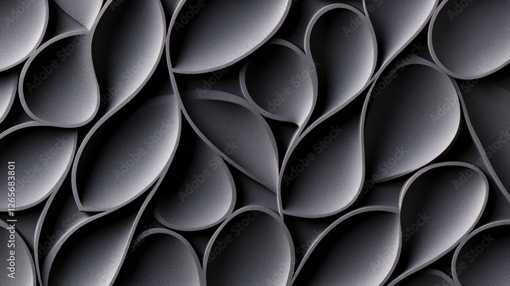 Monochromatic Gray Canvas Seamless Pattern with Textured Design