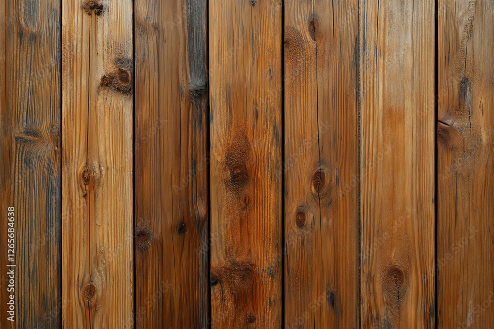 Textured wooden wall showcasing natural grains and patterns with a warm color palette in a rustic setting Textured wooden wall showcasing natural grains and patterns with a warm color palette in a rustic setting