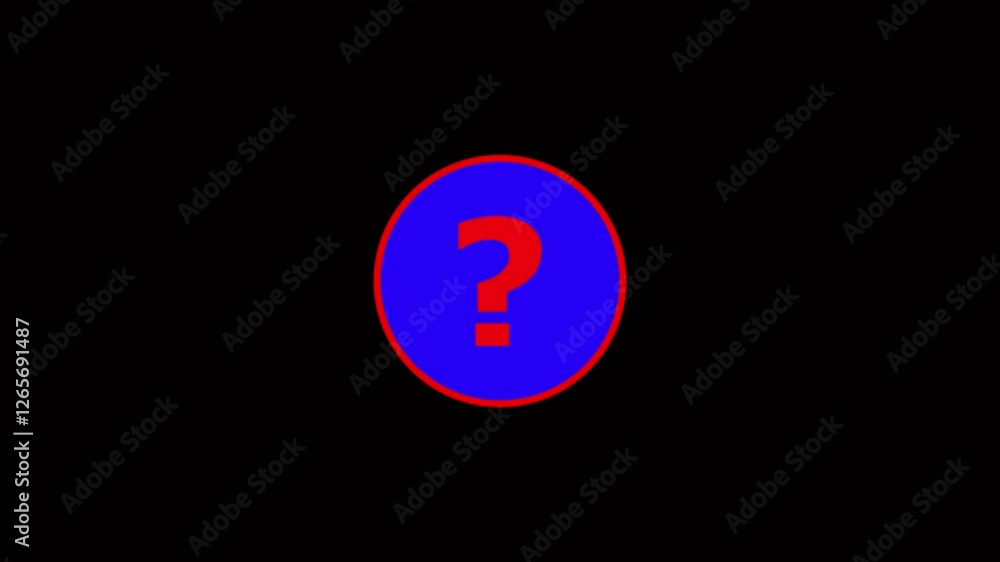 Question marks icon and Questioning problem concept with black background. Animated glowing questions mark . Moving question mark animation. Question marks icon and Questioning problem concept with black background. Animated glowing questions mark . Moving question mark animation.