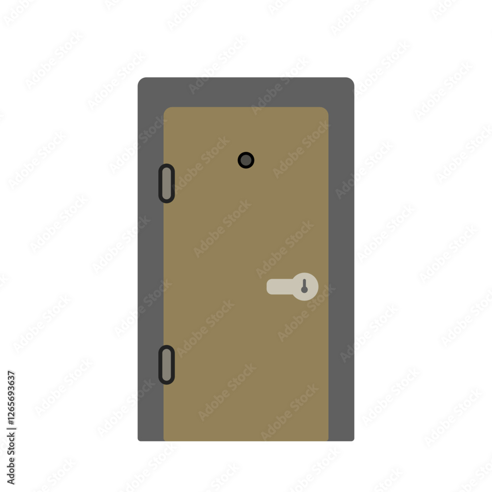 door icon, simple flat style, illustration, logo sign symbol pictogram template, for ui or ux isolated on white for mobile app, editable door icon, simple flat style, illustration, logo sign symbol pictogram template, for ui or ux isolated on white for mobile app, editable