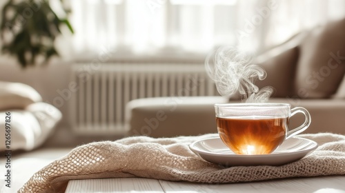 Serene Slow Living in a Cozy Minimalist Home With Herbal Tea and Soft Linen Fabrics
