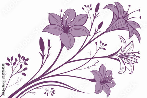vector floral background