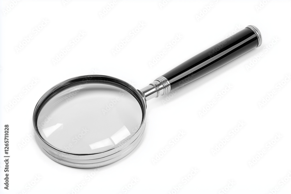 Magnifying glass, isolated on white Magnifying glass, isolated on white