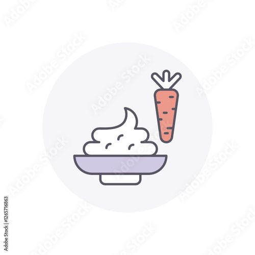 wasabi  vector icon stock illustration