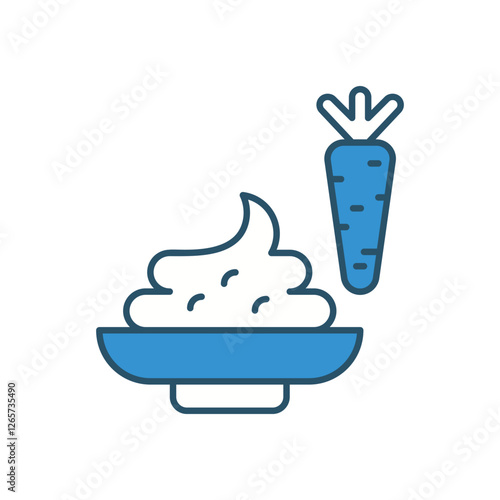 wasabi  vector icon stock illustration