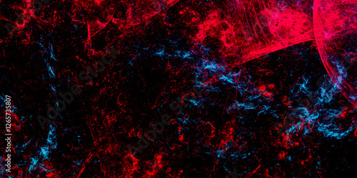 Star field background Aquamarine and pink dark red pink, blue and purple Cosmic nebula universe. Aquamarine and blue dark red , teal and pink nebula universe. Fantastic outer view space