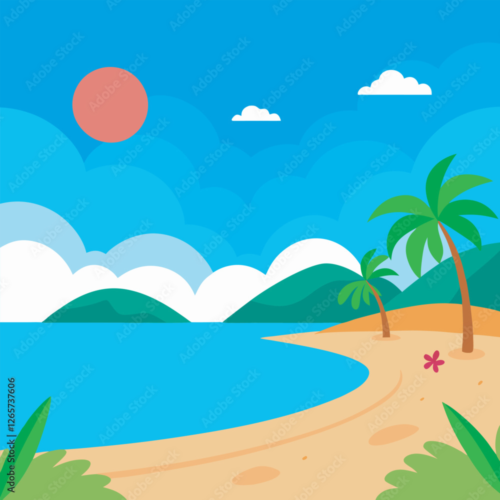 Obraz premium Beach Background 