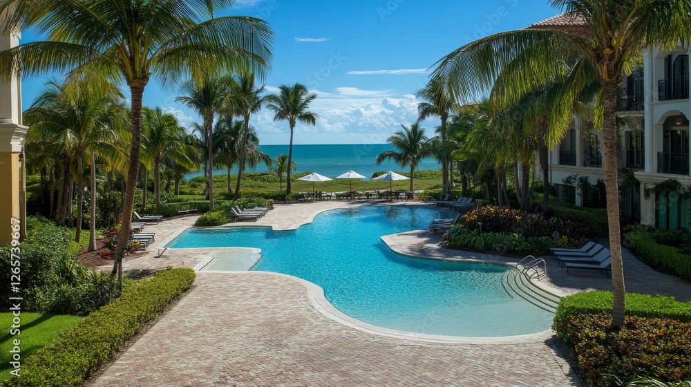 Fototapeta premium Atlantic Ocean beach in South Florida