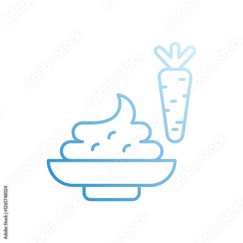 wasabi  vector icon stock illustration